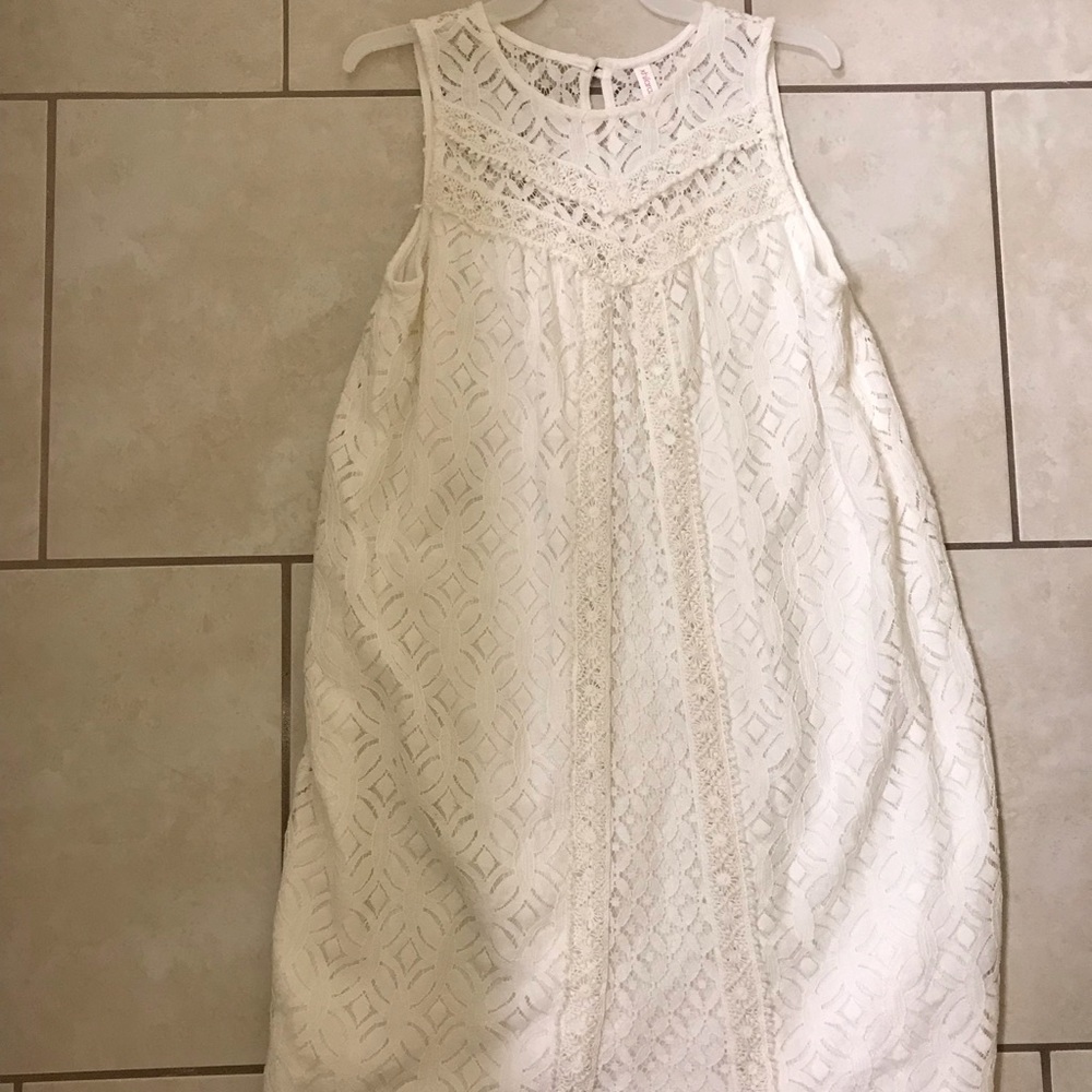 white dress!